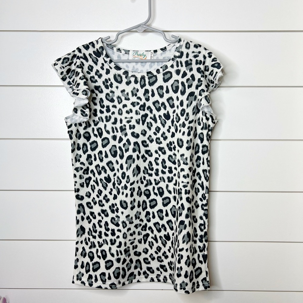 Animal Print Top Youth 10/12